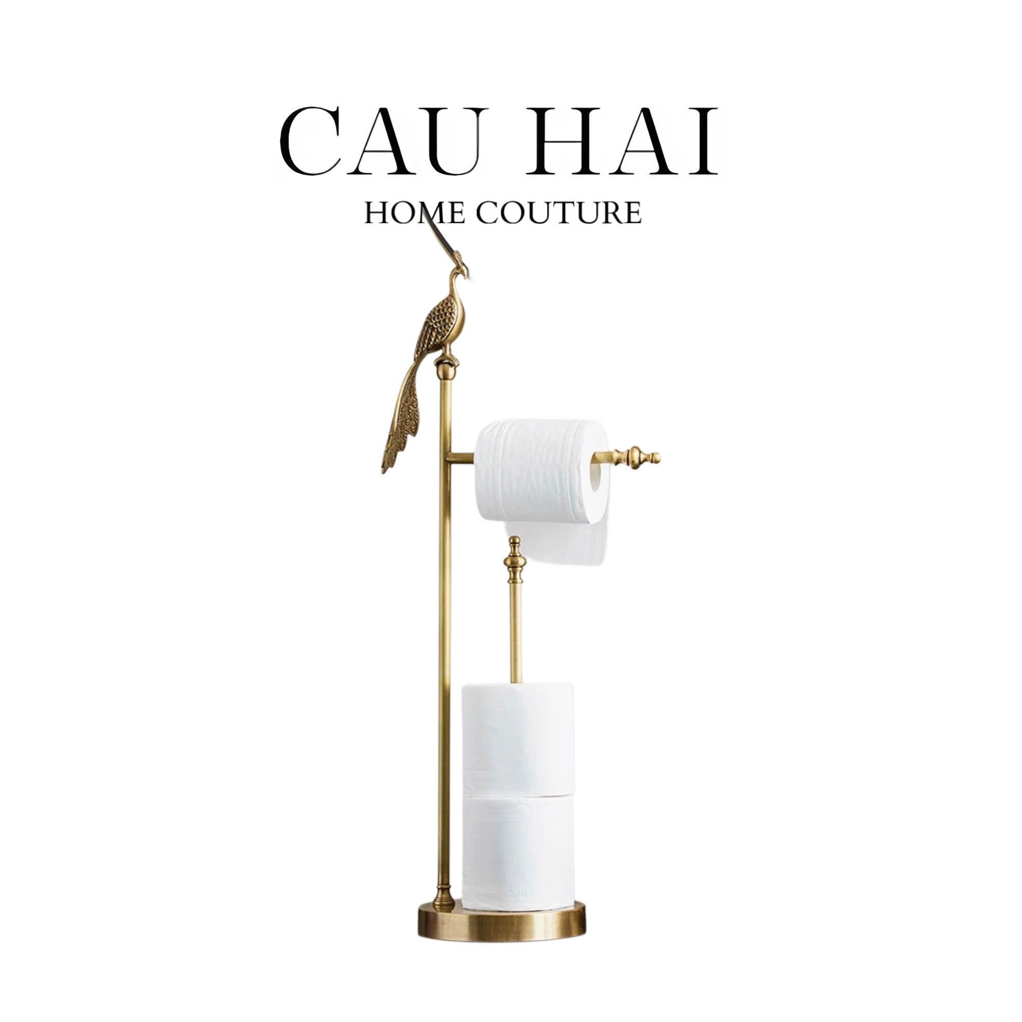 HOME COUTURE - GIÁ TREO BATHROOM GOLDEN PEAFOWL ELITE FW25 - CẬU HAI HOME DECOR