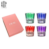 Home Couture - Gift Set 4 Ly Pha Lê Cristallerie Atélier Rosé Calisson D'Or Up - CẬU HAI HOME DECOR