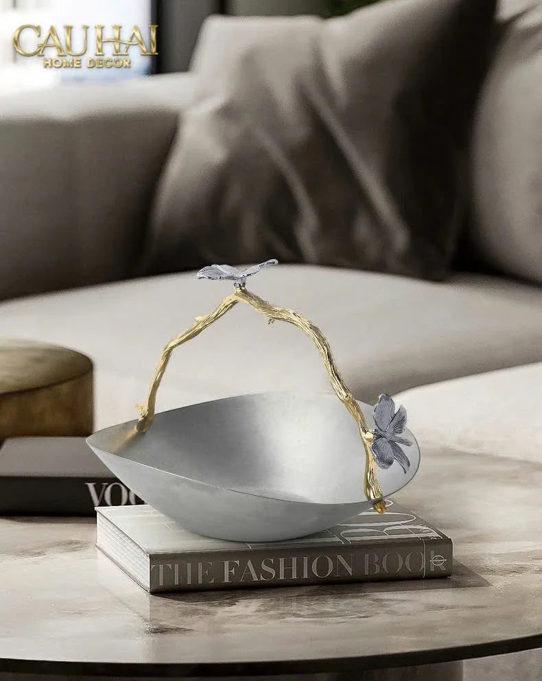 HOME COUTURE - GIỎ PLATINUM IMPÉRIAL PAVILLON FRUIT BASKET - CẬU HAI HOME DECOR