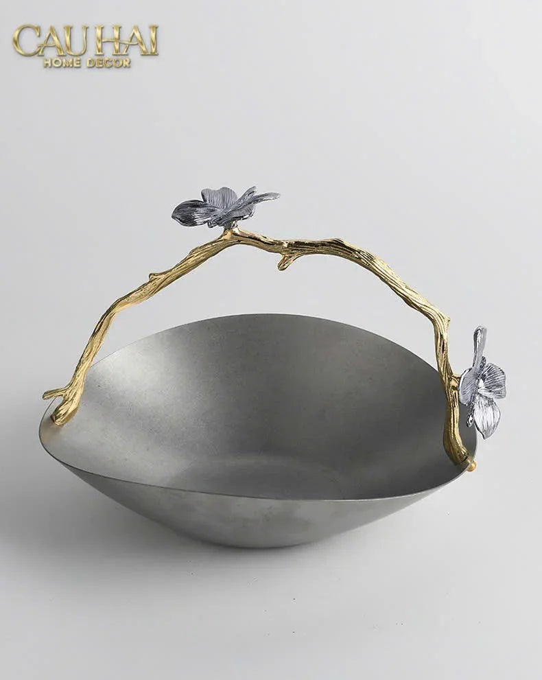 HOME COUTURE - GIỎ PLATINUM IMPÉRIAL PAVILLON FRUIT BASKET - CẬU HAI HOME DECOR