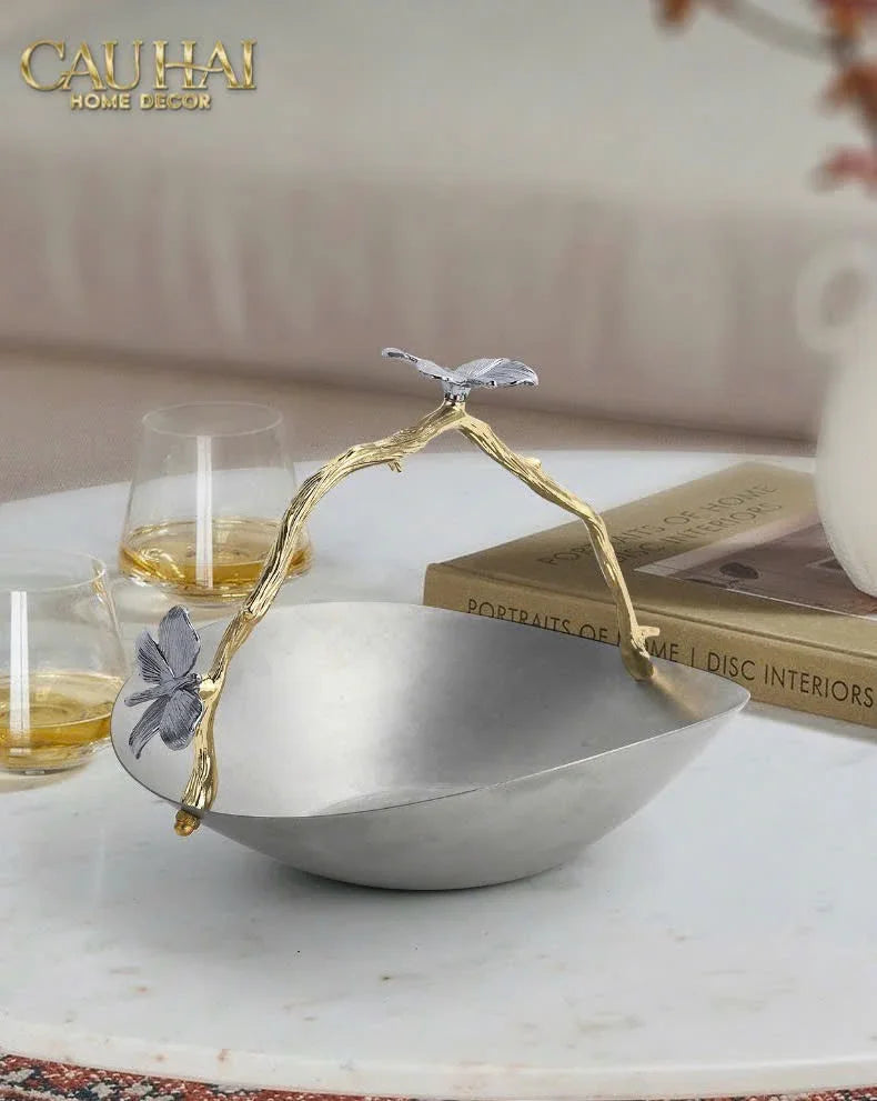 HOME COUTURE - GIỎ PLATINUM IMPÉRIAL PAVILLON FRUIT BASKET - CẬU HAI HOME DECOR