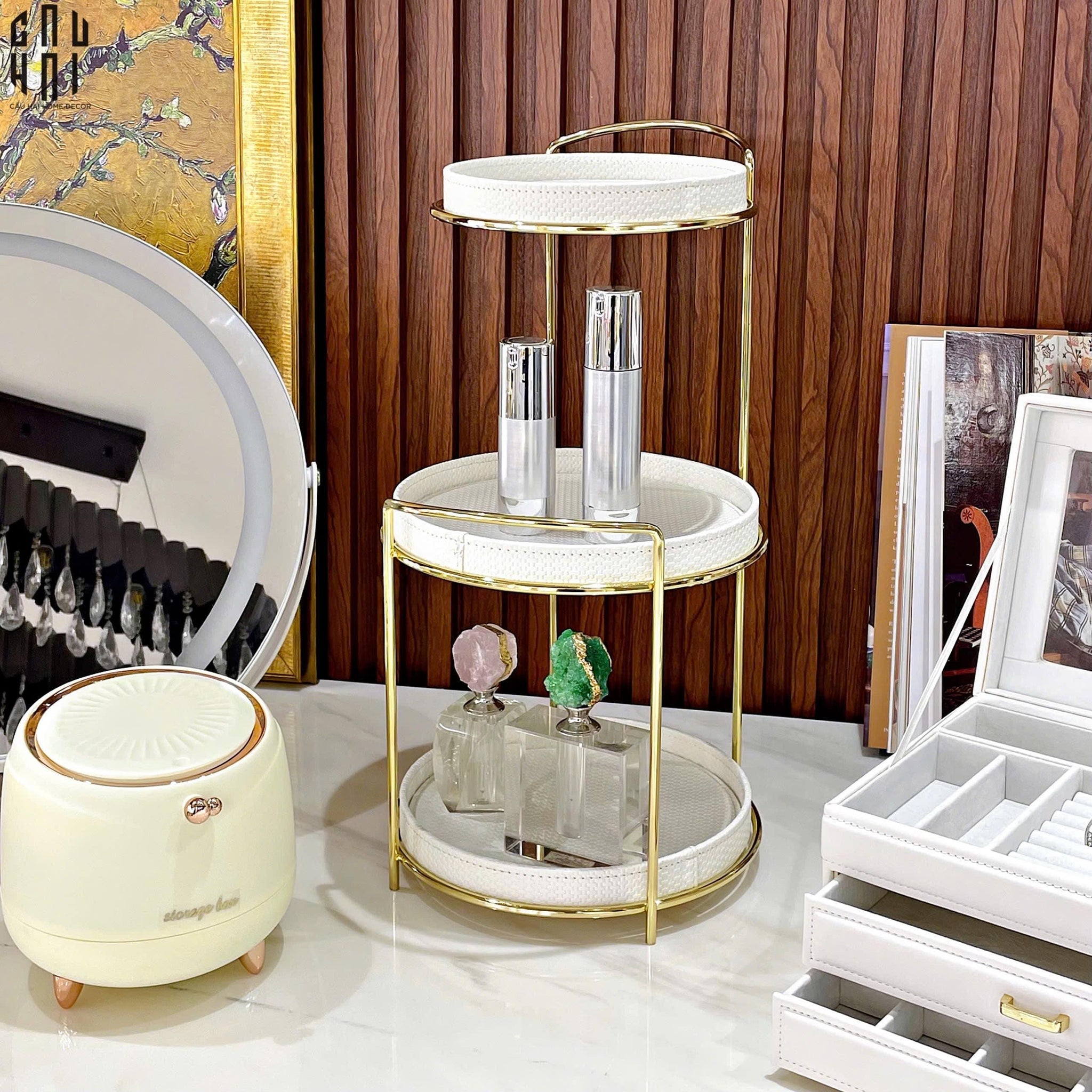 HOME COUTURE - KỆ MỸ PHẨM 3 TẦNG ATELIER-CẬU HAI HOME DECOR