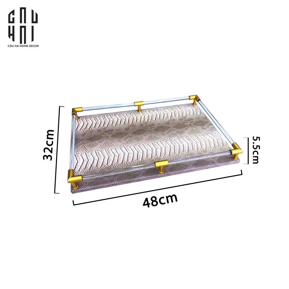 HOME COUTURE -KHAY DA CAO CẤP PEAU DE VIPÈRE 48-CẬU HAI HOME DECOR