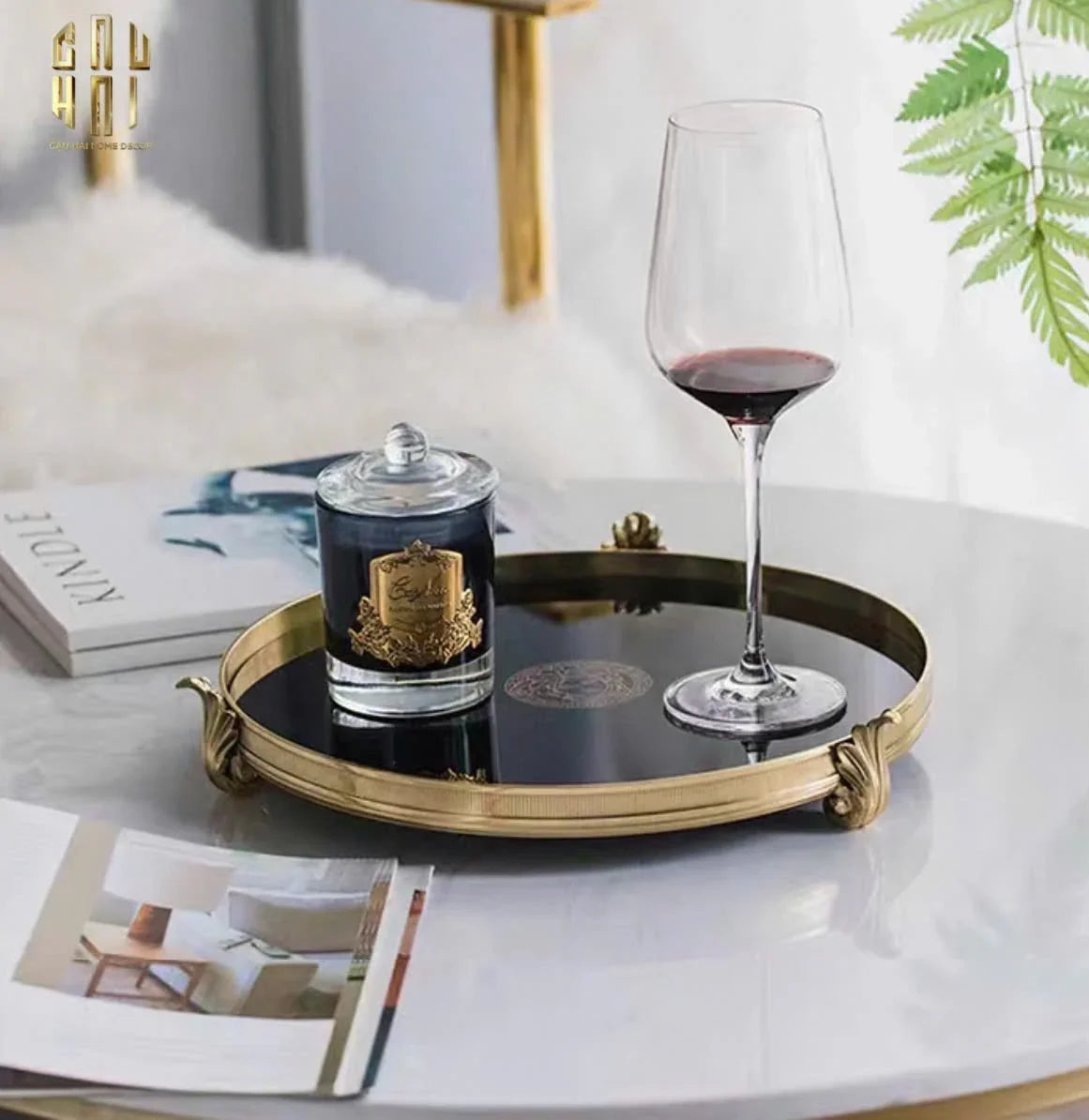 HOME COUTURE - KHAY GƯƠNG BRONZE BAROQUE MEDUSA 32 - CẬU HAI HOME DECOR