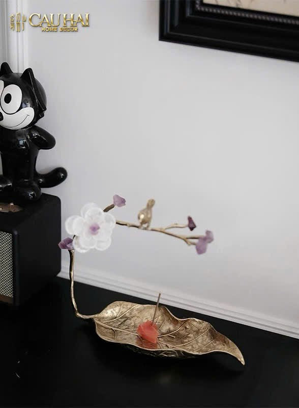 HOME COUTURE - KHAY LÁ ĐỒNG ĐÁ QUÝ CANARY SERENADE - CẬU HAI HOME DECOR