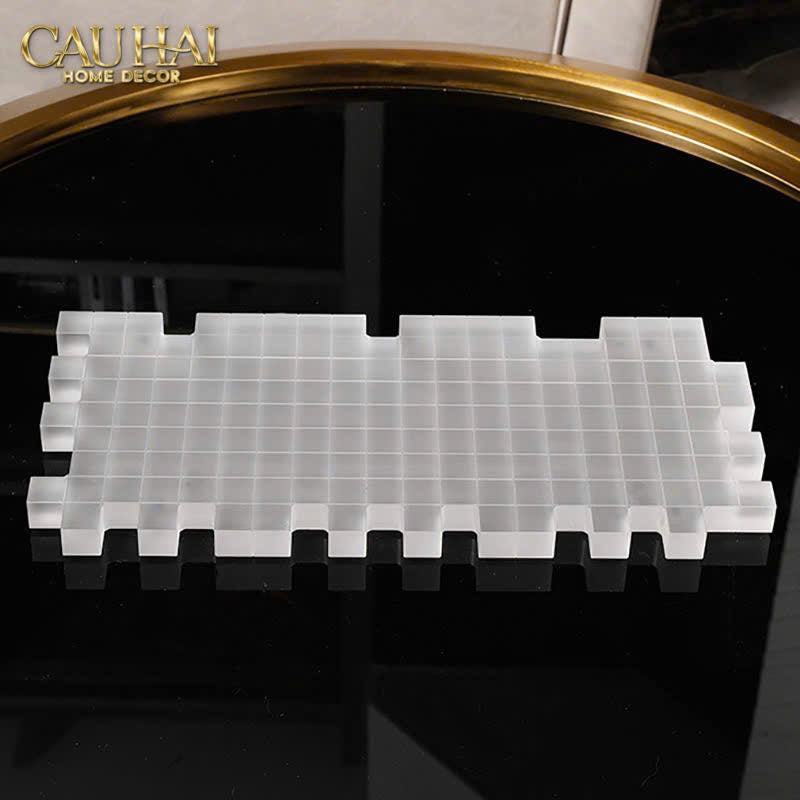 HOME COUTURE - KHAY PHA LÊ CRYSTAL GRID LUXURY D50 - CẬU HAI HOME DECOR