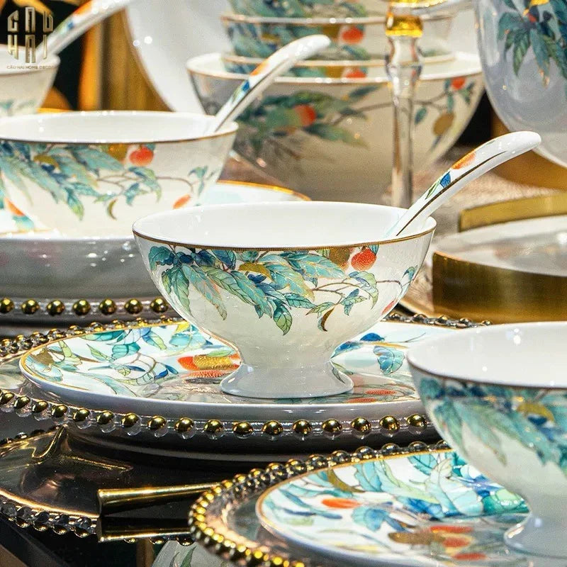 HOME COUTURE - LUXURY PARADISE EDEN SET 70 pcs SS26-CẬU HAI HOME DECOR