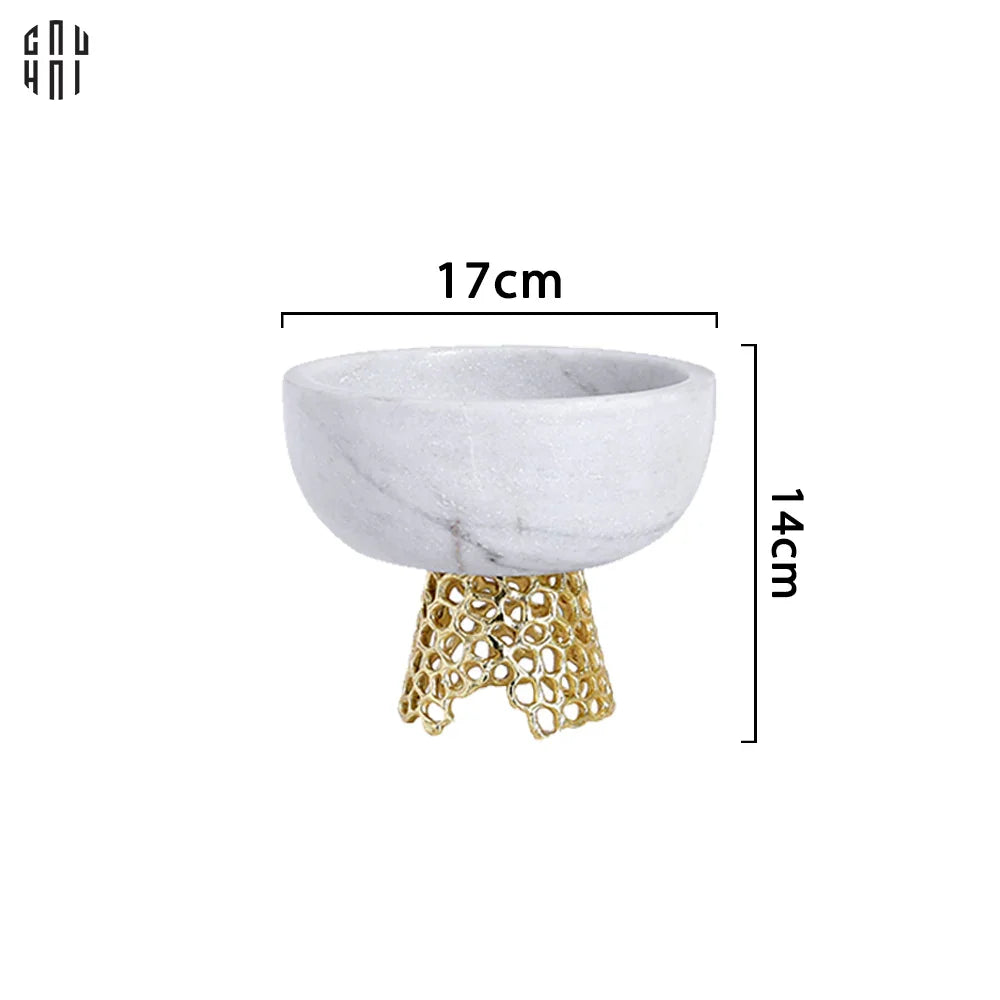 HOME COUTURE - MARBLE STONE FRUIT BOWL - ARTHUR PRIME SIZE M SS25 - CẬU HAI HOME DECOR