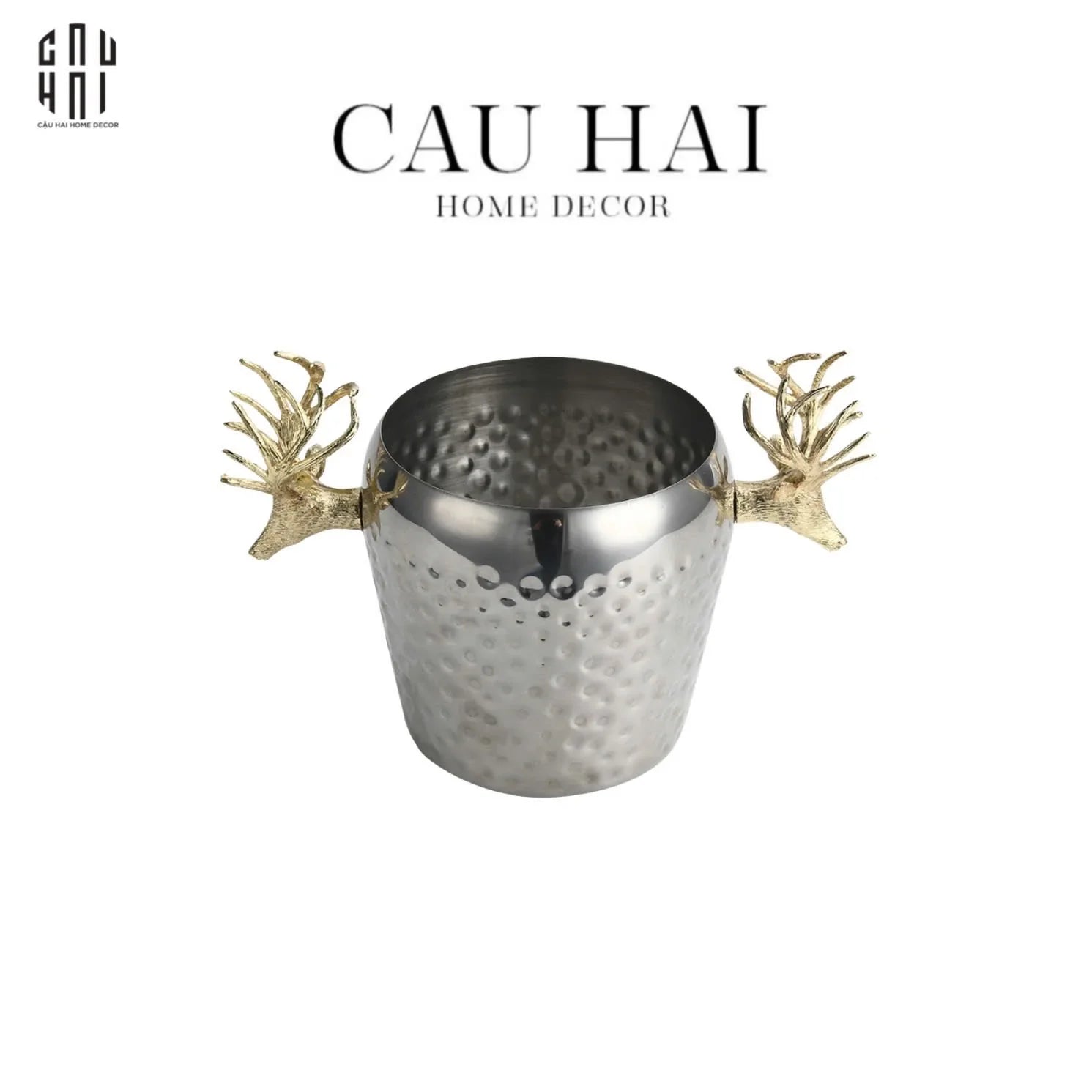 HOME COUTURE - PLATINUM ICE BUCKET - GODDESS ELK - CẬU HAI HOME DECOR