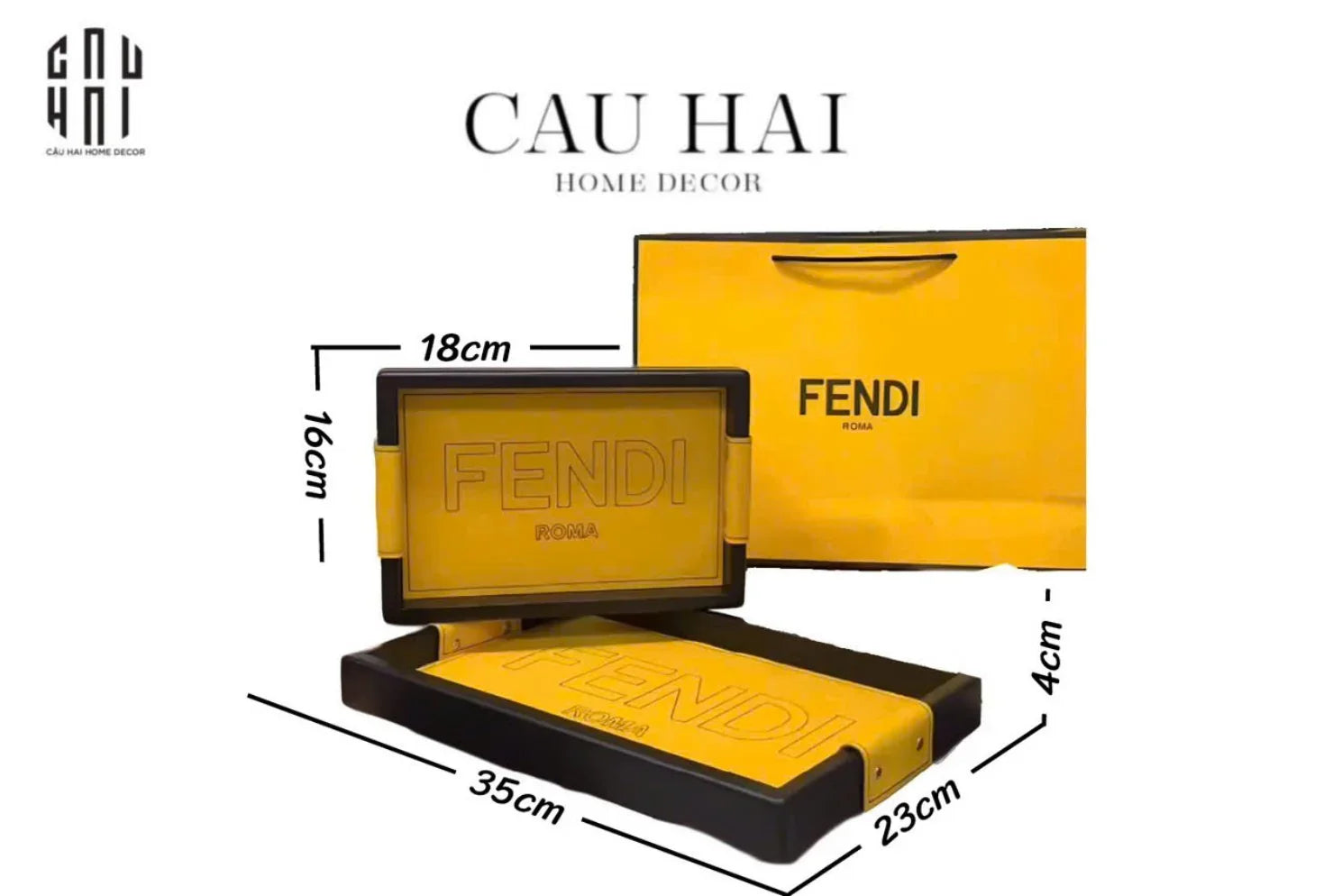 HOME COUTURE - SET 2 KHAY DA CAO CẤP - L'AMOUR BY F.D - CẬU HAI HOME DECOR