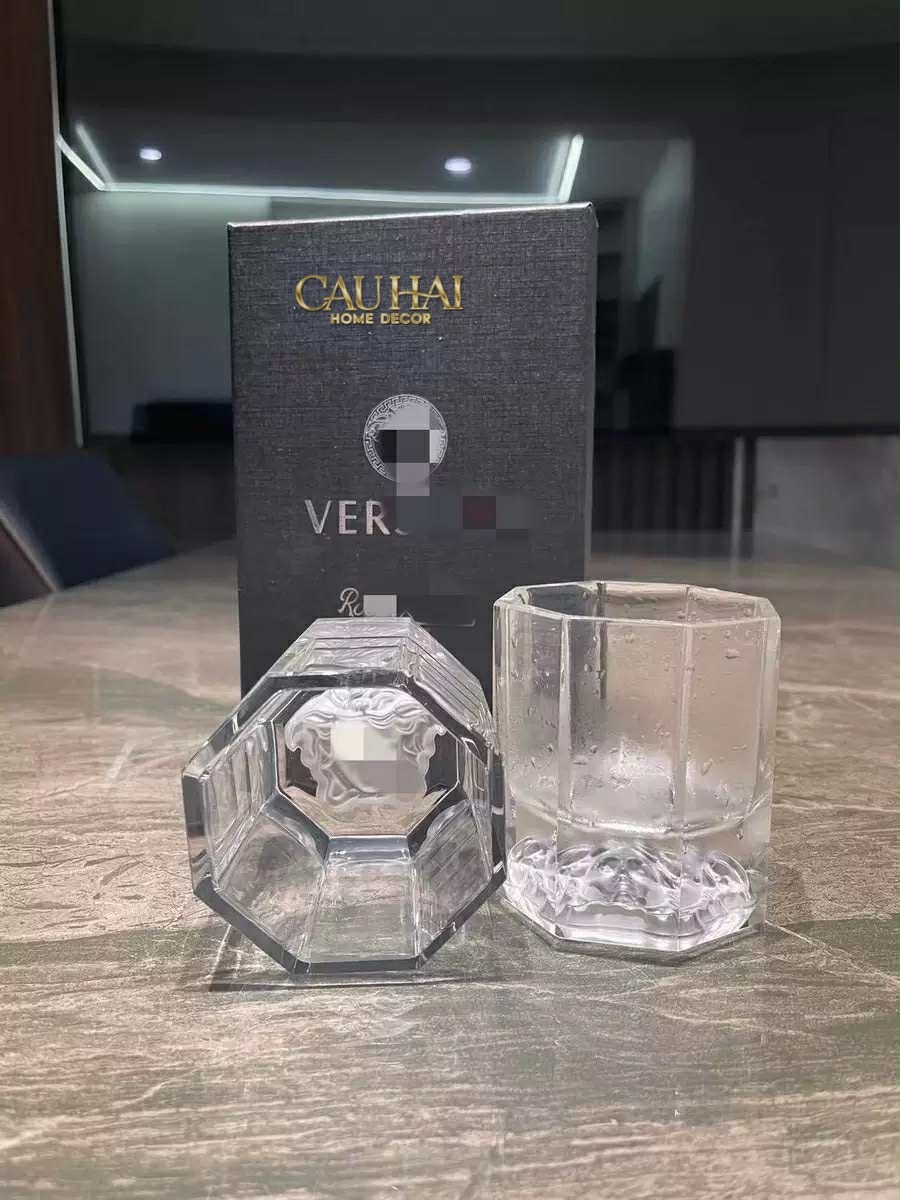 Home Couture - Set 2 Ly Pha Lê Liquor Medusa Vers Atélier - CẬU HAI HOME DECOR