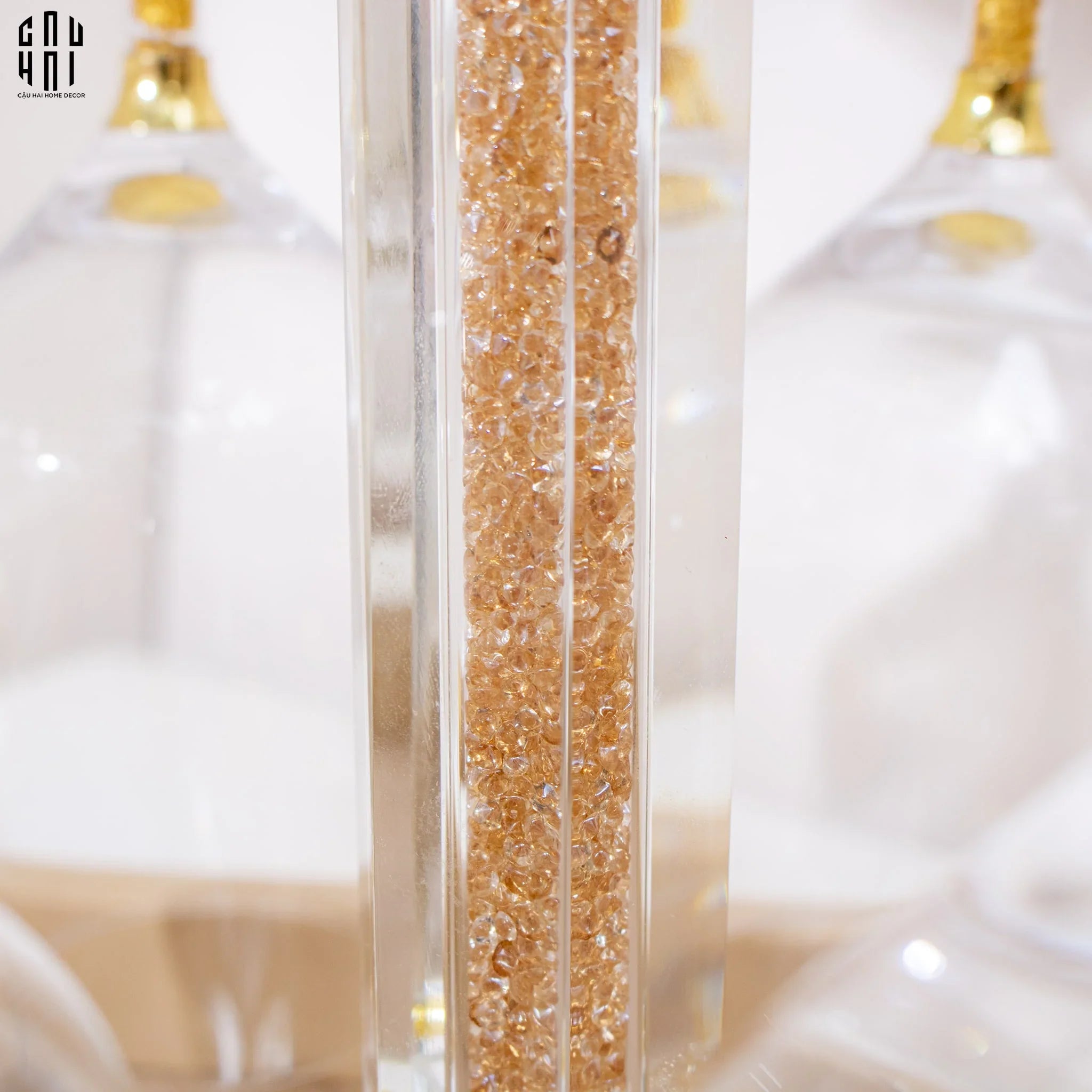 HOME COUTURE - SET BÌNH DECANTER RITZ - CARLTON LEATHER BOX 8 LY 430ML-CẬU HAI HOME DECOR