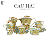 HOME COUTURE - SET BÌNH TRÀ BLUE BAROCCO PRESTIGE GALA FULL BOX SS25 - CẬU HAI HOME DECOR