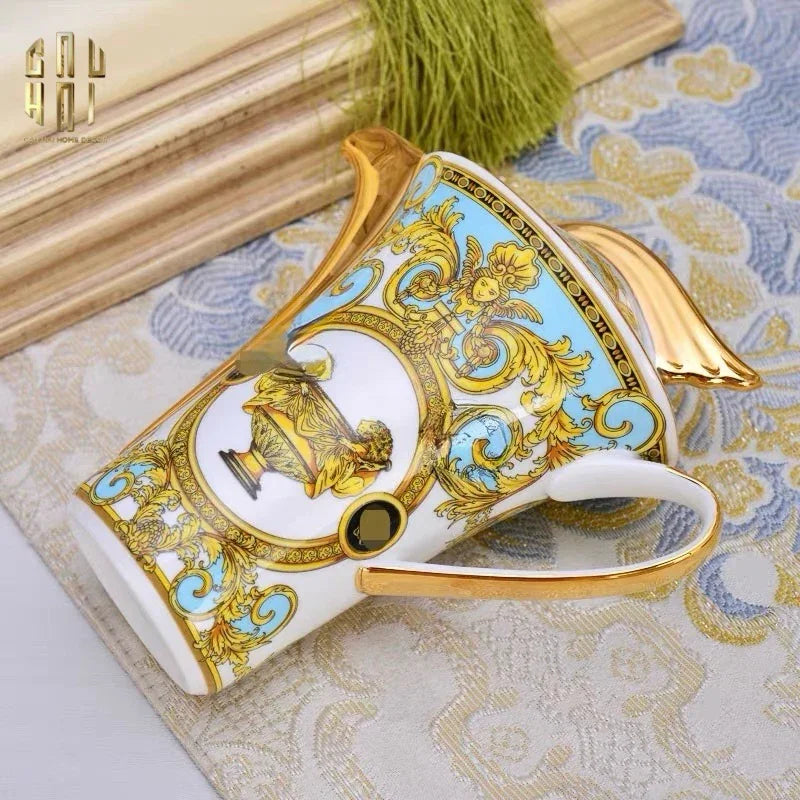 HOME COUTURE - SET BÌNH TRÀ BLUE BAROCCO PRESTIGE GALA FULL BOX SS25 - CẬU HAI HOME DECOR