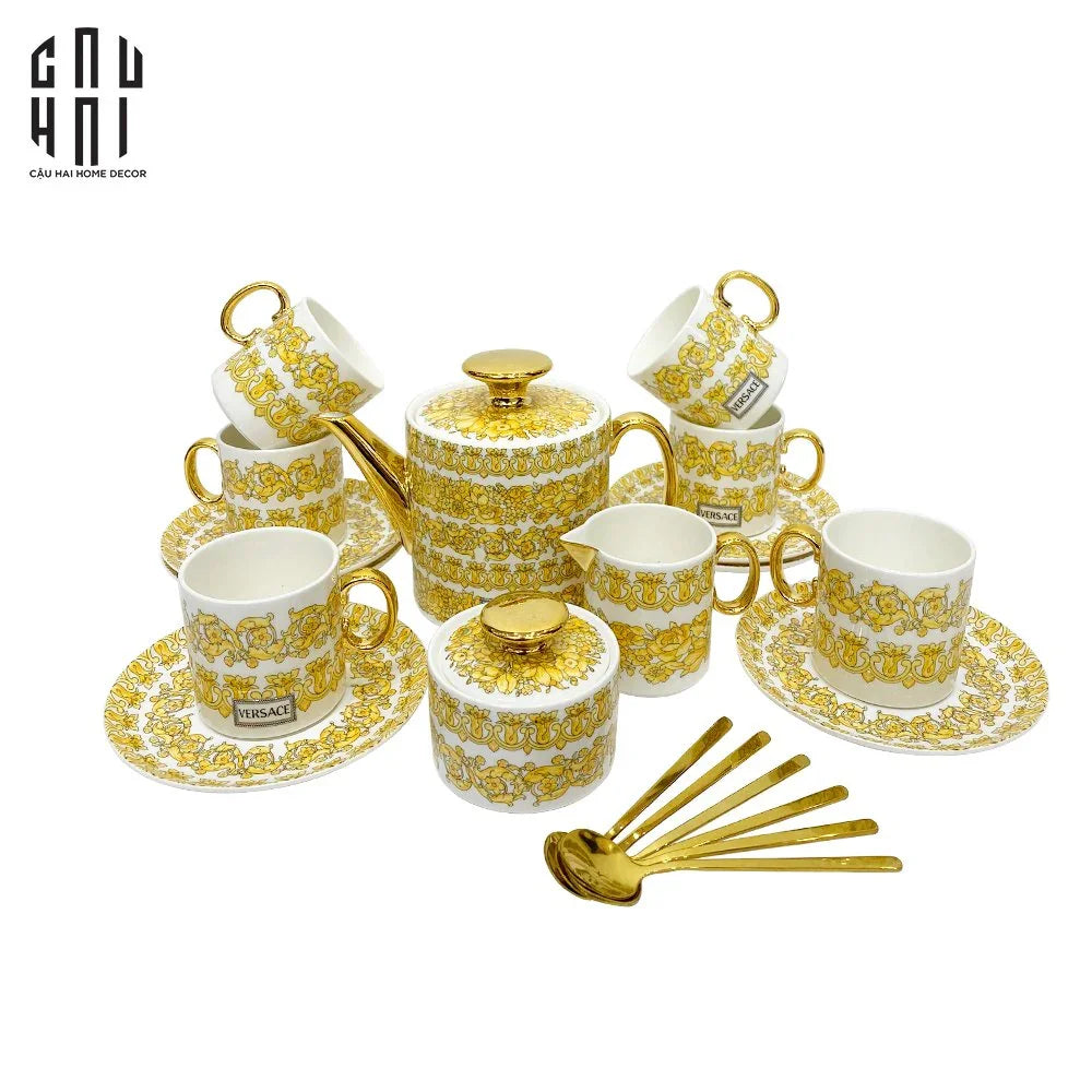 HOME COUTURE - SET BÌNH TRÀ MEDUSA RHAPSODY 21PCS SS25 - CẬU HAI HOME DECOR