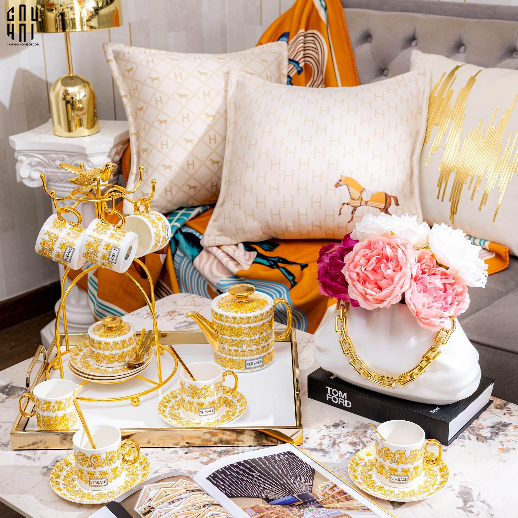 HOME COUTURE - SET BÌNH TRÀ MEDUSA RHAPSODY 21PCS SS25 - CẬU HAI HOME DECOR