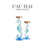 HOME COUTURE - SET ĐẾ NẾN SEAHORSE DUO - CẬU HAI HOME DECOR