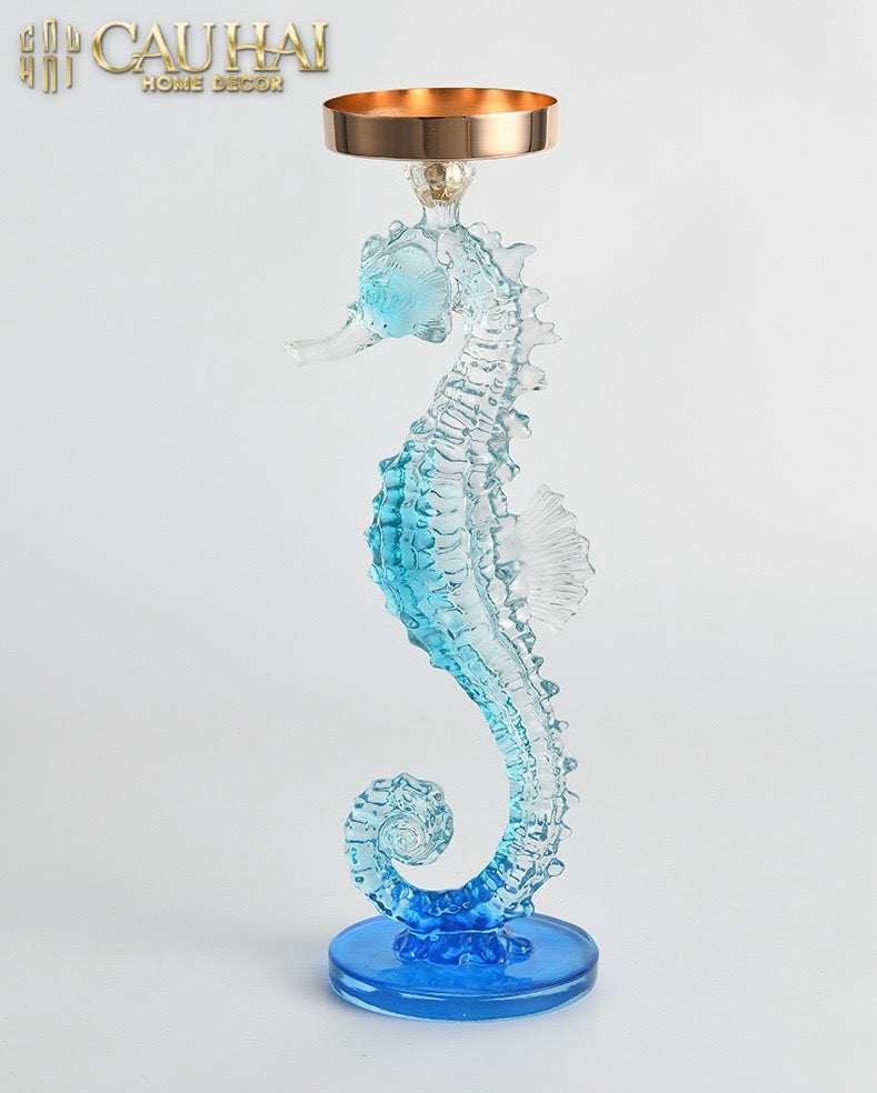 HOME COUTURE - SET ĐẾ NẾN SEAHORSE DUO - CẬU HAI HOME DECOR