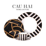 HOME COUTURE - SET ĐĨA ÂU - HARLEY BANQUET DINNER SET. SS25 - CẬU HAI HOME DECOR