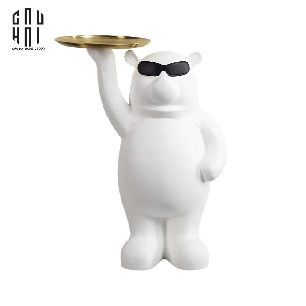 FÊTES COUTURE - TƯỢNG FIGURINE BIG BOSS BEAR 68 UP-CẬU HAI HOME DECOR