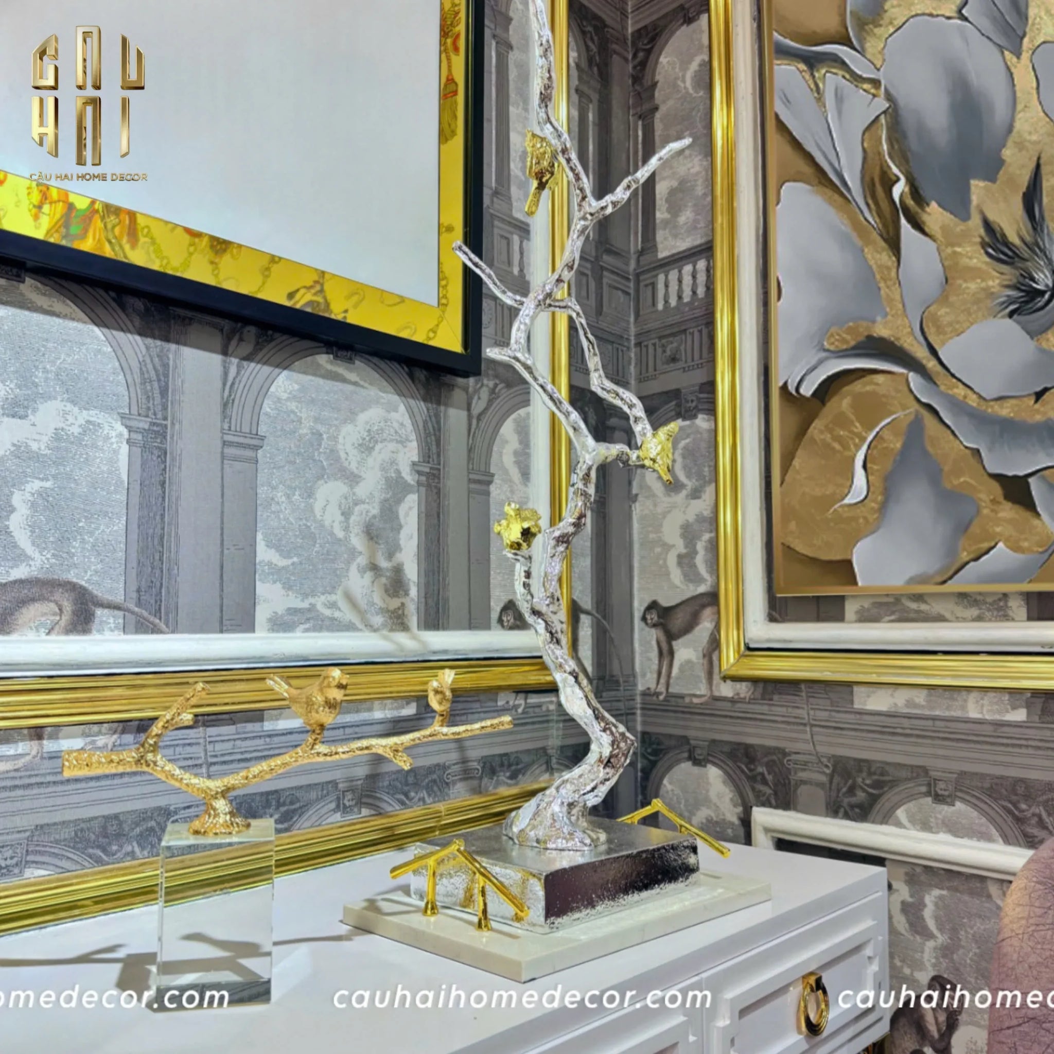 Home Couture - Tượng Cây Platinum Impériale Jardin-CẬU HAI HOME DECOR