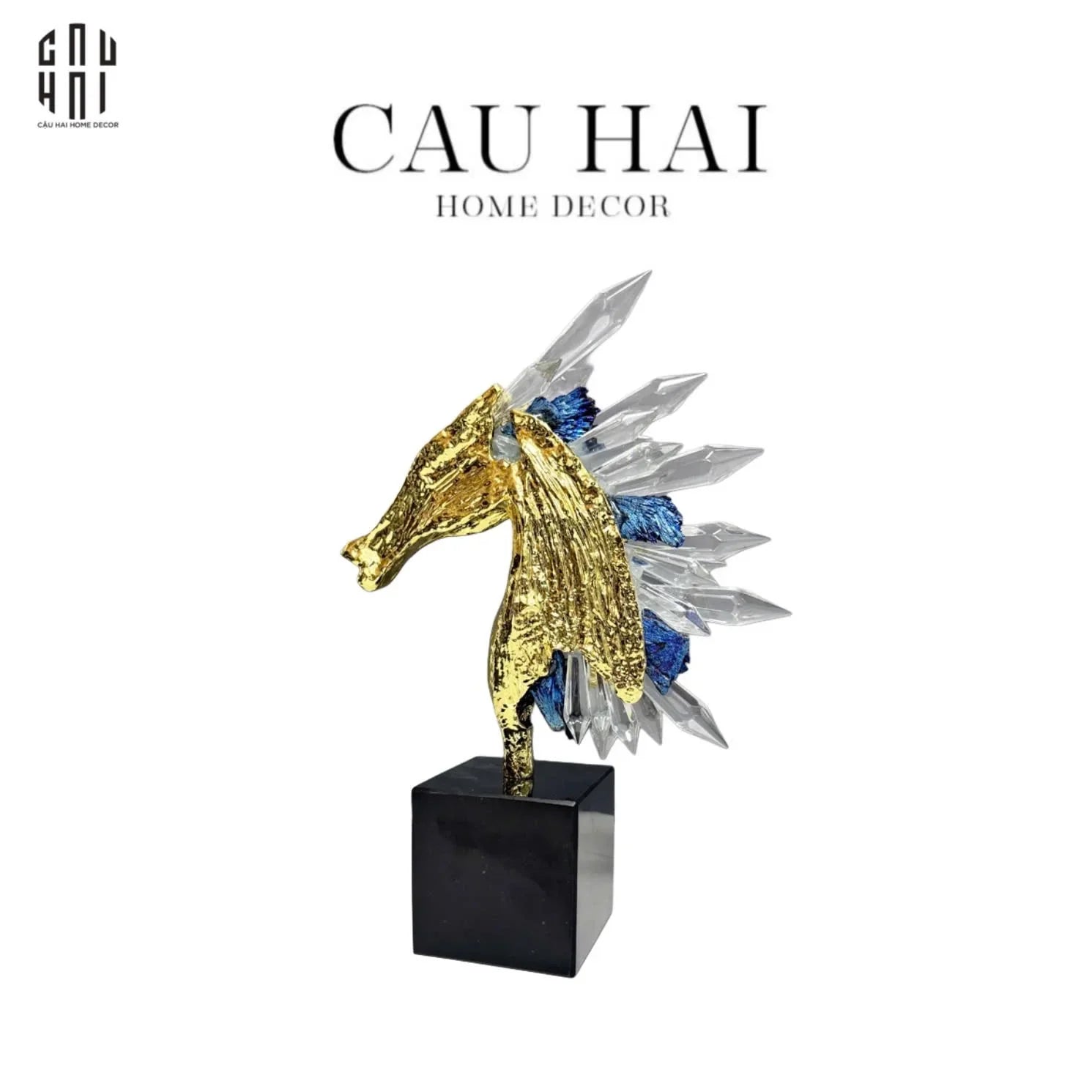 HOME COUTURE - TƯỢNG CHIẾN MÃ HOÀNG GIA ULTIMATE QUARTZ PALADIN-CẬU HAI HOME DECOR