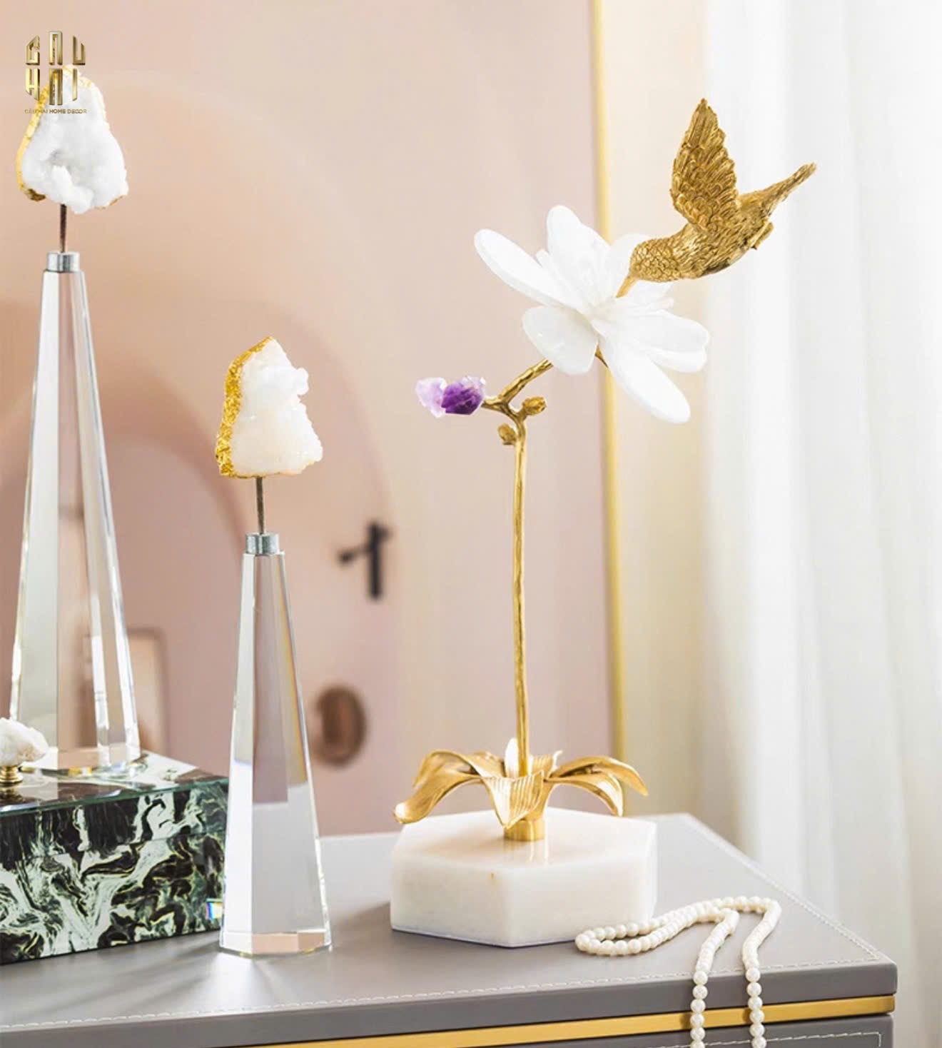 HOME COUTURE - TƯỢNG CHIM HOÀNG YẾN EMBRACE CANARI SS25-CẬU HAI HOME DECOR