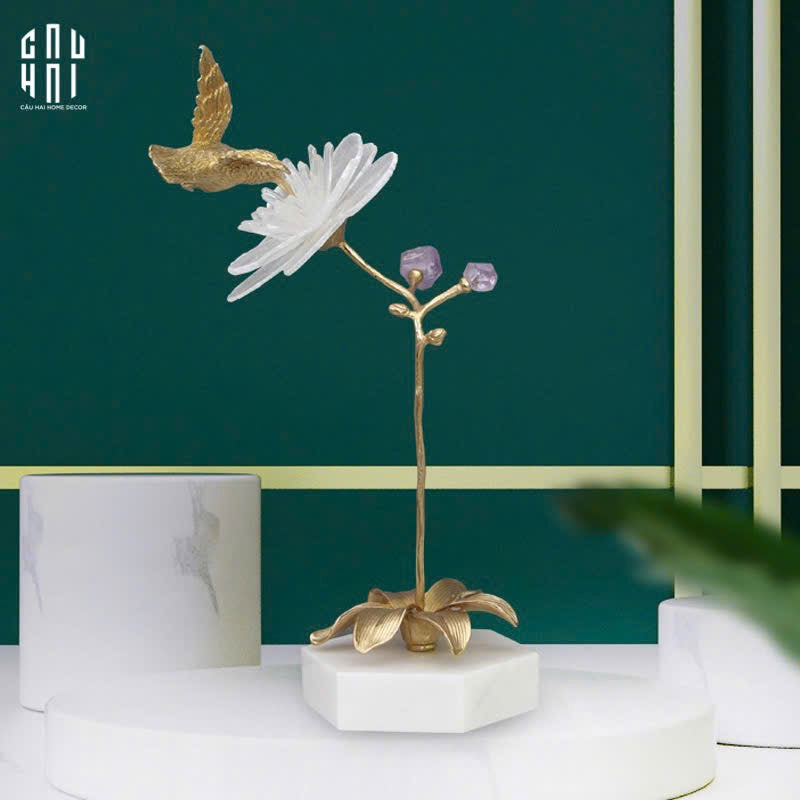 HOME COUTURE - TƯỢNG CHIM HOÀNG YẾN EMBRACE CANARI SS25-CẬU HAI HOME DECOR