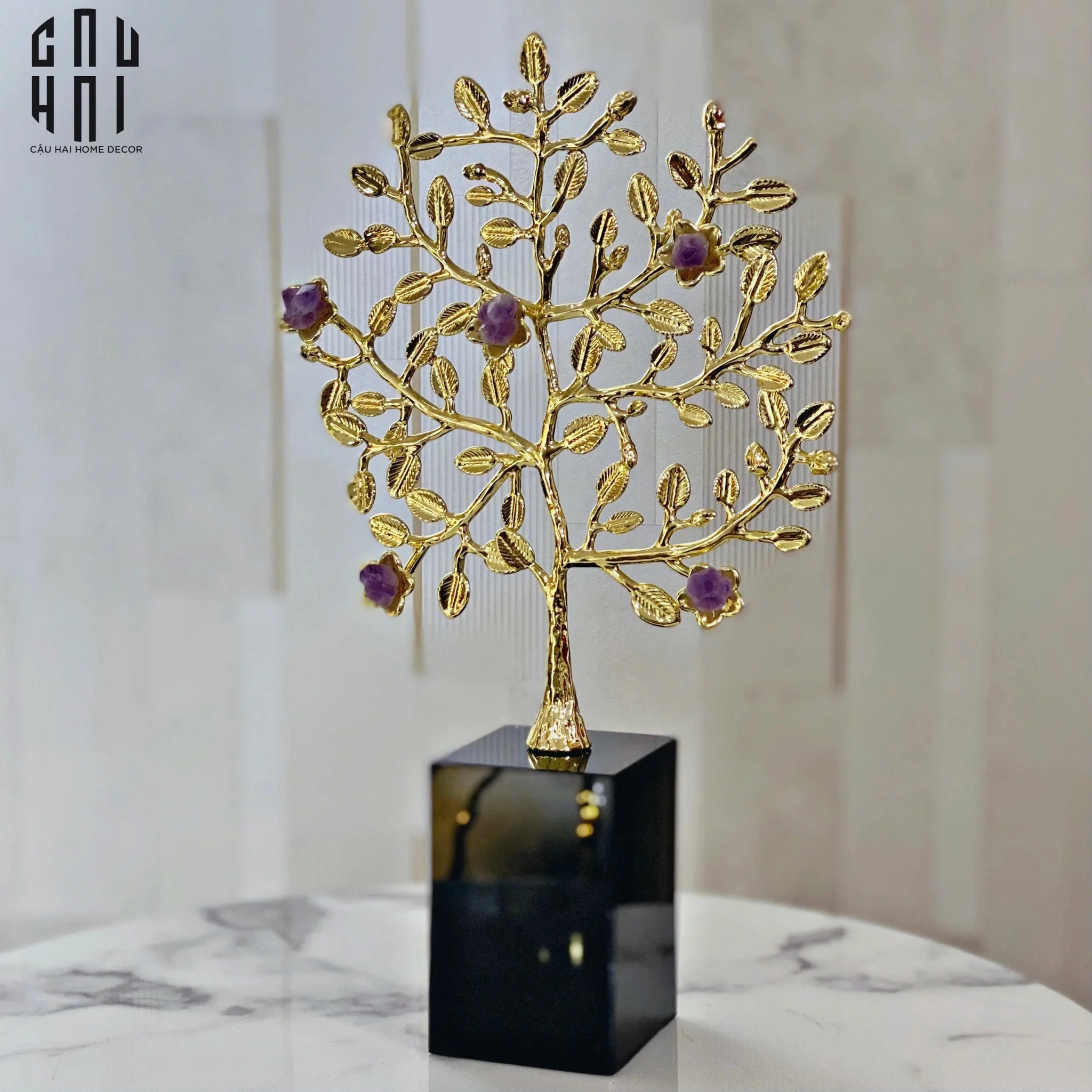 HOME COUTURE - TƯỢNG ĐỒNG ĐÁ QUÝ JARDIN DE VIE-CẬU HAI HOME DECOR