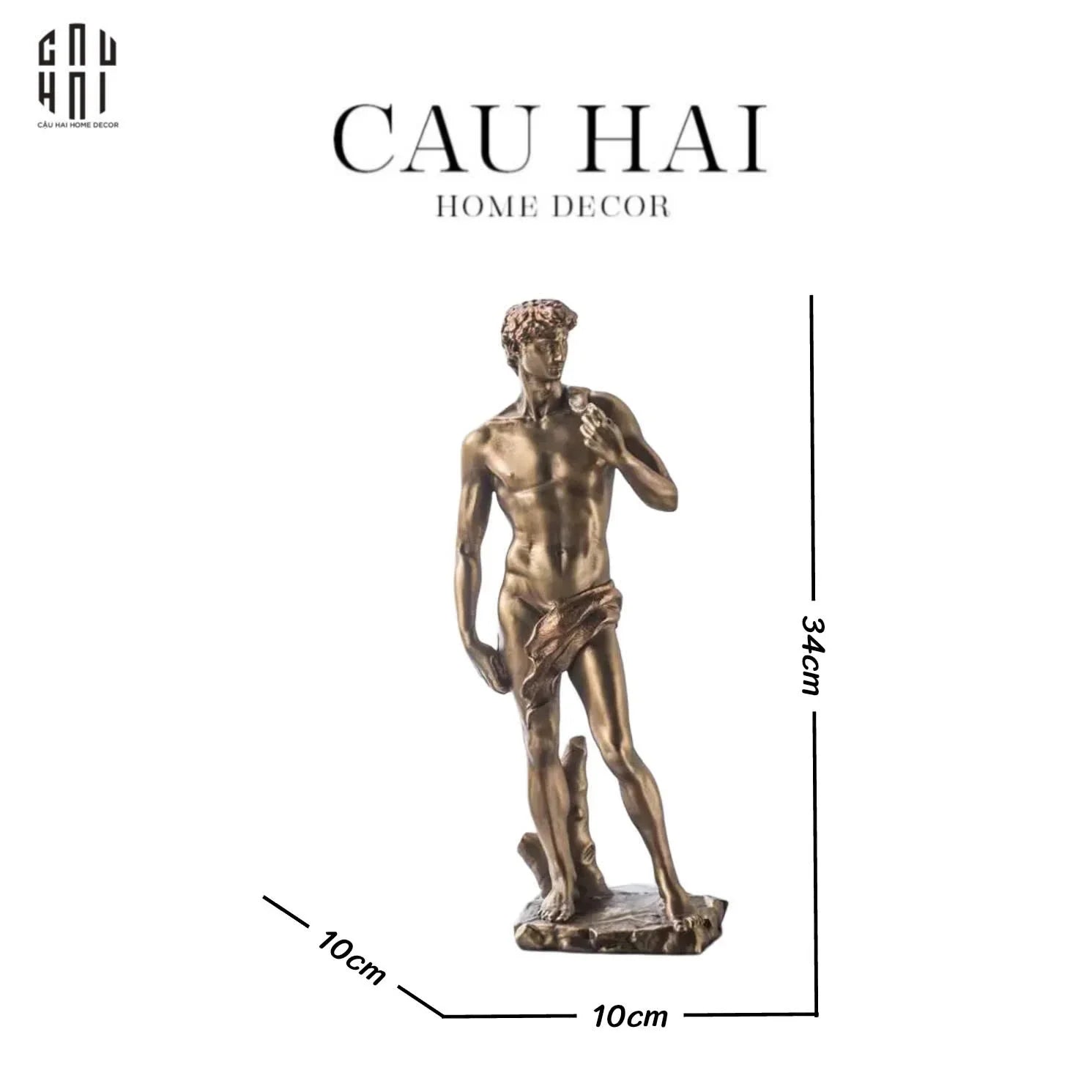 HOME COUTURE - TƯỢNG ĐỒNG DAVID DE MICHELANGELO-CẬU HAI HOME DECOR