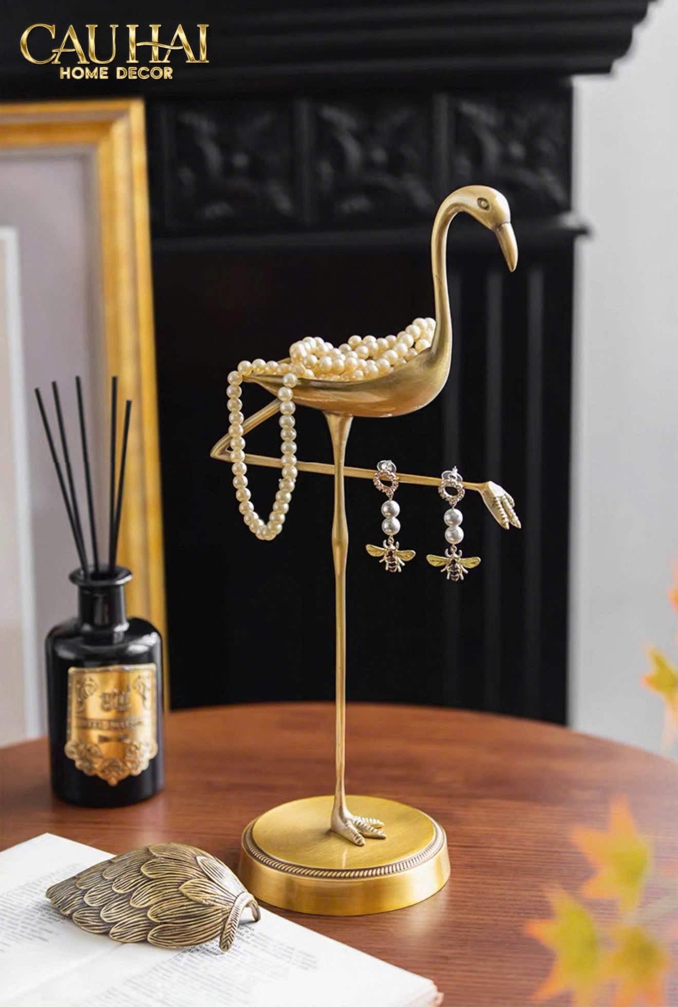 HOME COUTURE - TƯỢNG ĐỒNG FLAMINGO HEALING GUARDIAN-CẬU HAI HOME DECOR