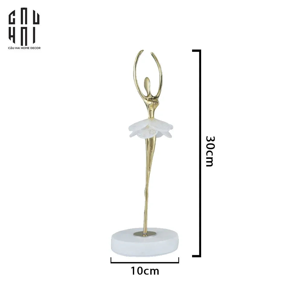 HOME COUTURE - TƯỢNG ĐỒNG GOLDEN BALLET SS25-CẬU HAI HOME DECOR