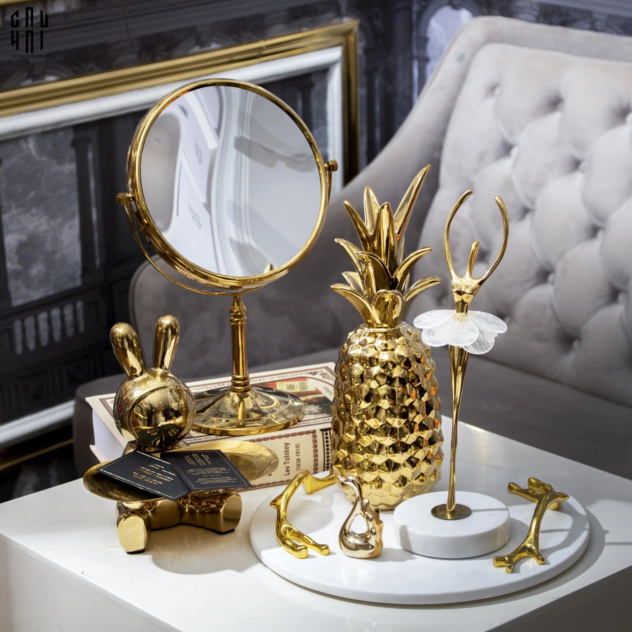 HOME COUTURE - TƯỢNG ĐỒNG GOLDEN BALLET SS25-CẬU HAI HOME DECOR