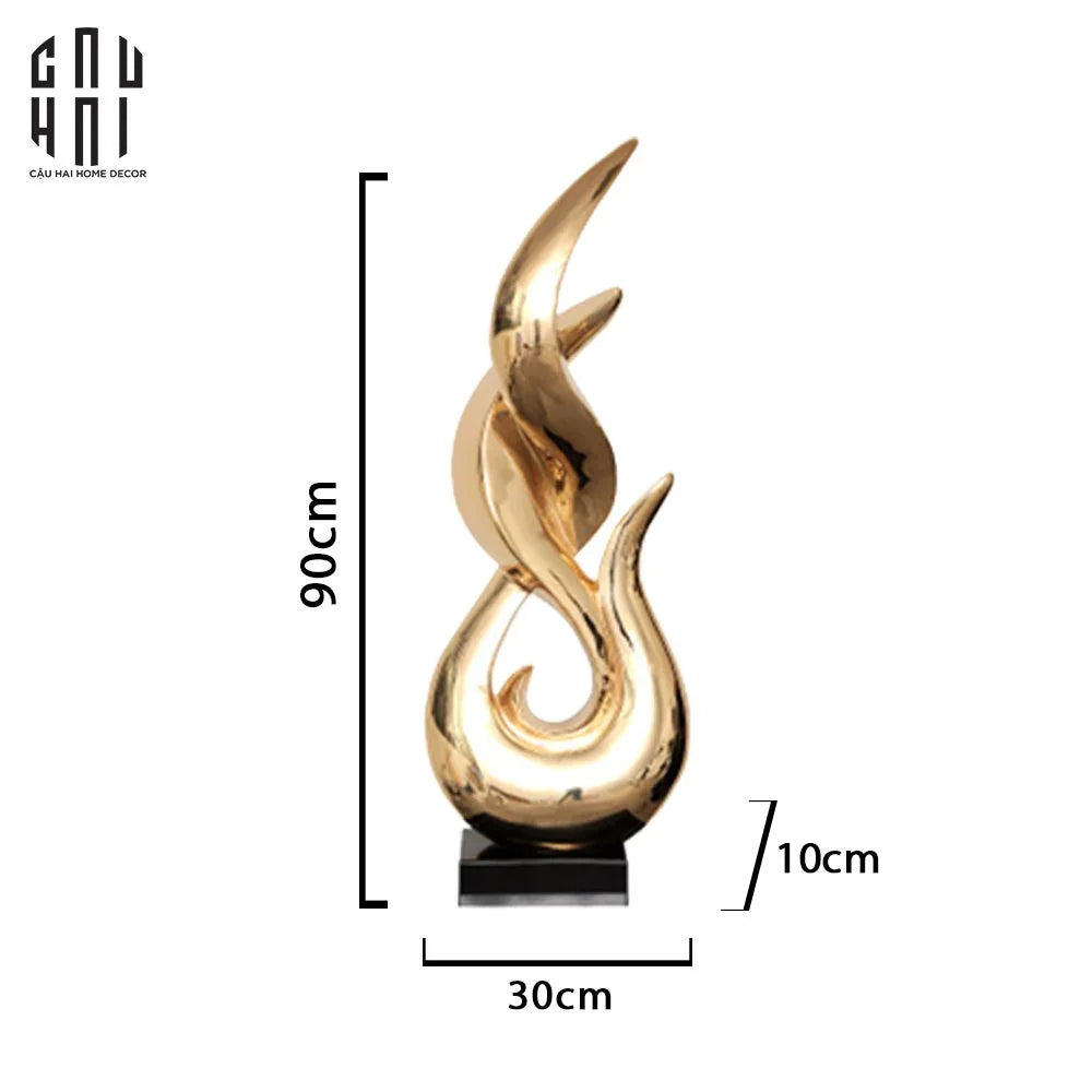HOME COUTURE - TƯỢNG ETERNAL FLAME 90-CẬU HAI HOME DECOR