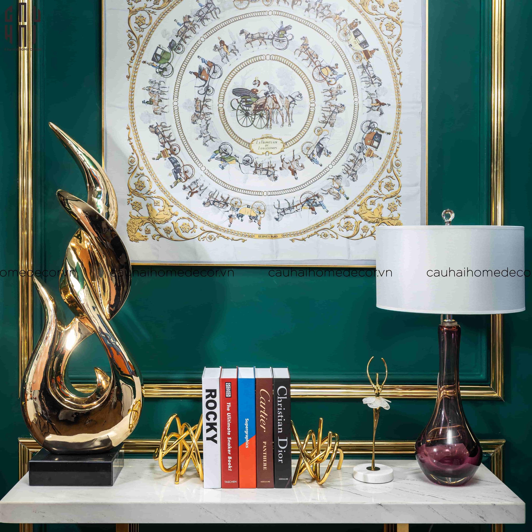 HOME COUTURE - TƯỢNG ETERNAL FLAME 90-CẬU HAI HOME DECOR