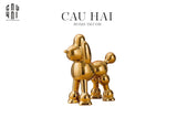HOME COUTURE - TƯỢNG GILDED ROYAL POODLE-CẬU HAI HOME DECOR