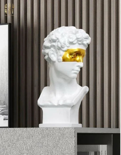 Home Couture - Tượng Giuliano Masque Doré Spéciale Limitée 60Cm-CẬU HAI HOME DECOR