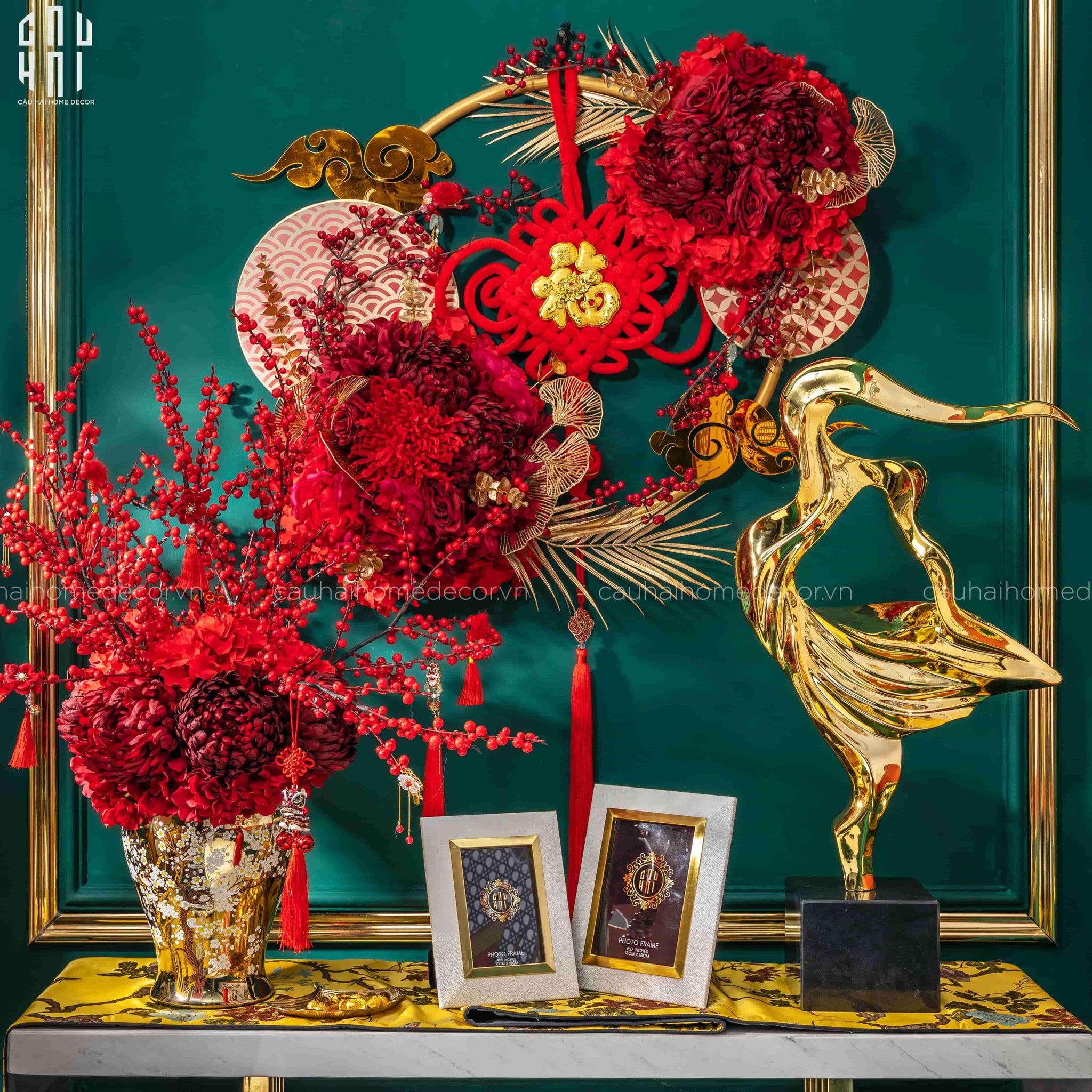 HOME COUTURE - TƯỢNG GOLDEN BALLET 75 SS25-CẬU HAI HOME DECOR