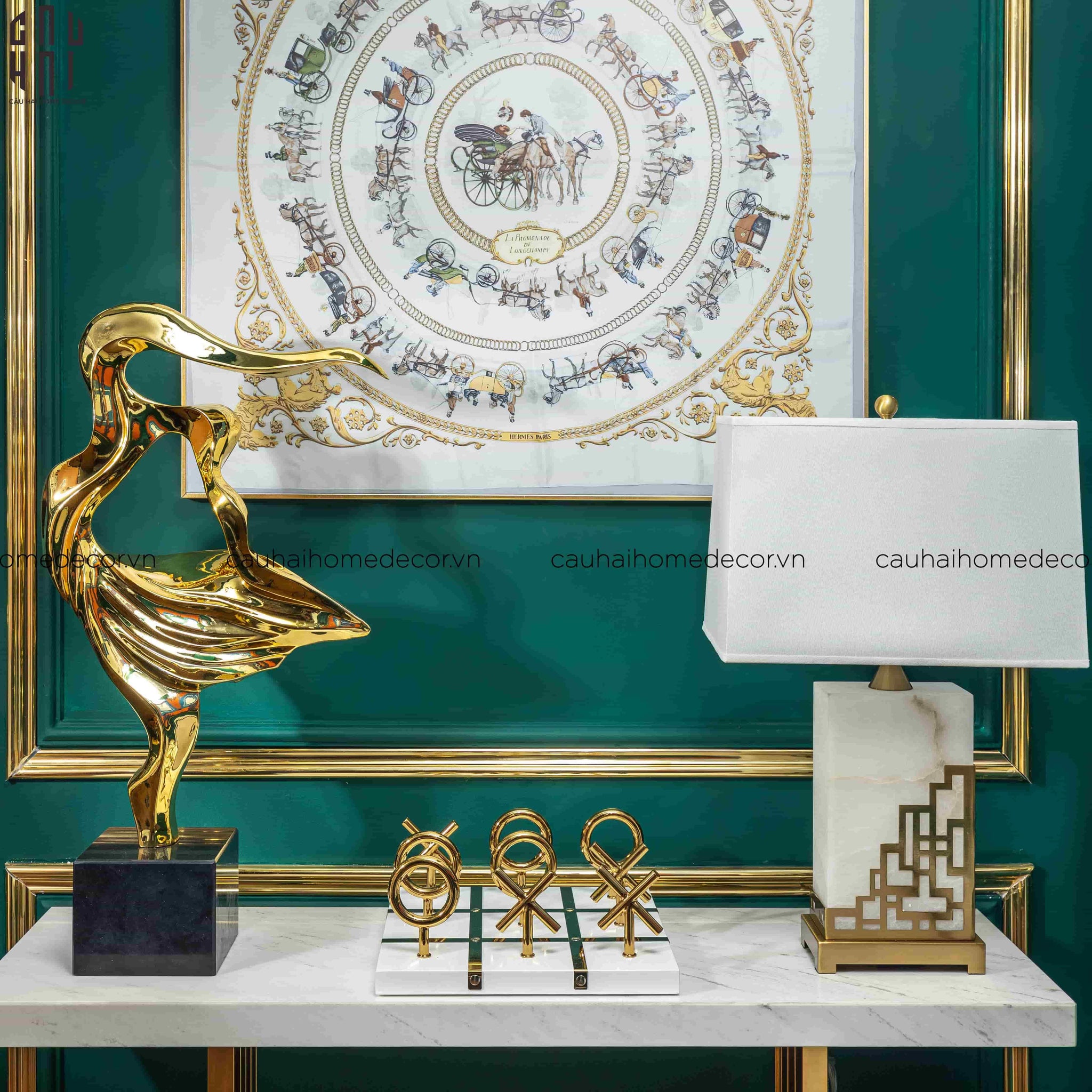 HOME COUTURE - TƯỢNG GOLDEN BALLET 75 SS25-CẬU HAI HOME DECOR