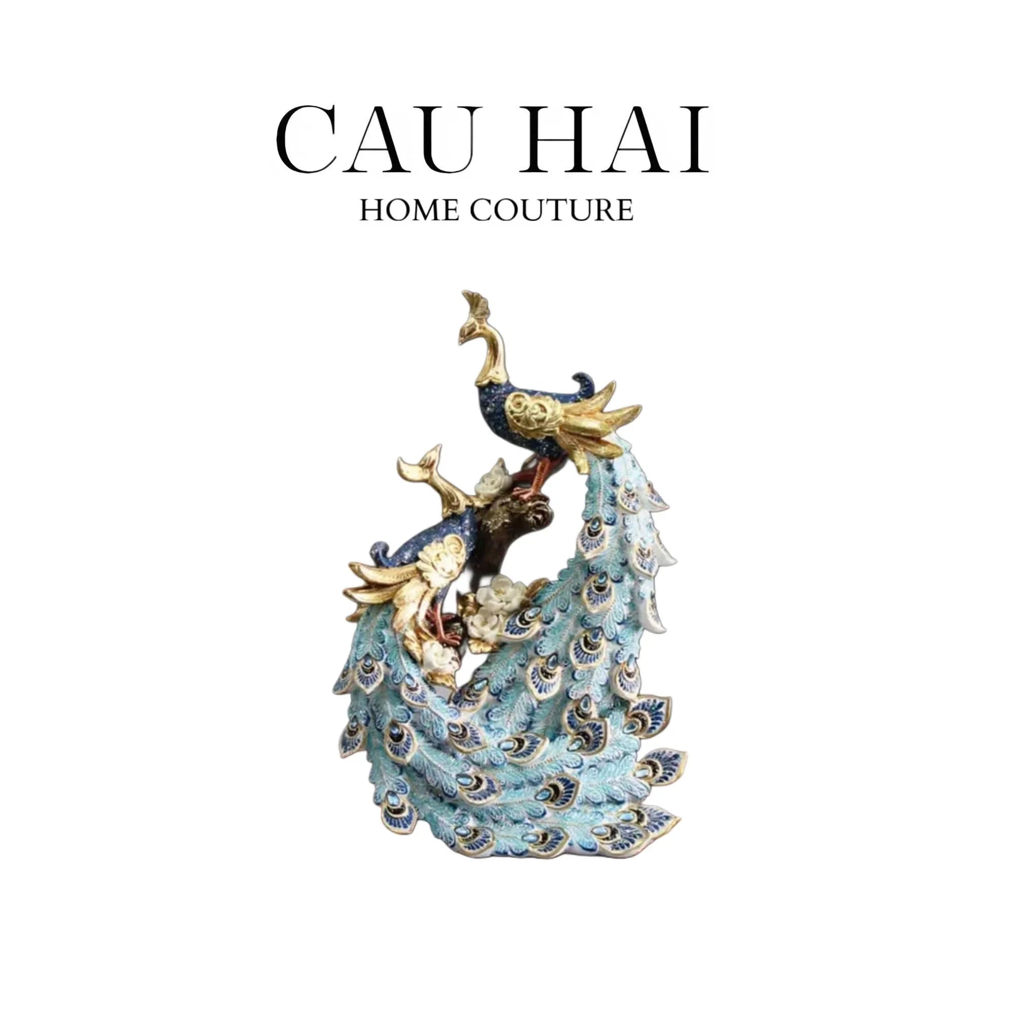 HOME COUTURE - TƯỢNG KHỔNG TƯỚC "LE PAON ROYAL - DANSE DES PAONS - CẬU HAI HOME DECOR