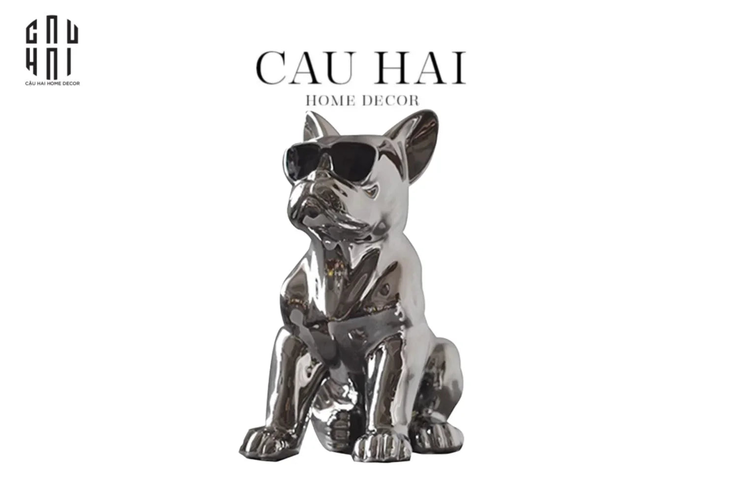 HOME COUTURE - TƯỢNG MÉCANIQUE MÉTALLIQUE BULL-CẬU HAI HOME DECOR