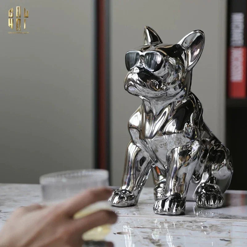 HOME COUTURE - TƯỢNG MÉCANIQUE MÉTALLIQUE BULL-CẬU HAI HOME DECOR