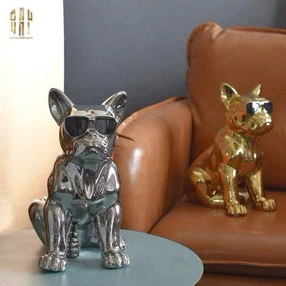 HOME COUTURE - TƯỢNG MÉCANIQUE MÉTALLIQUE BULL-CẬU HAI HOME DECOR