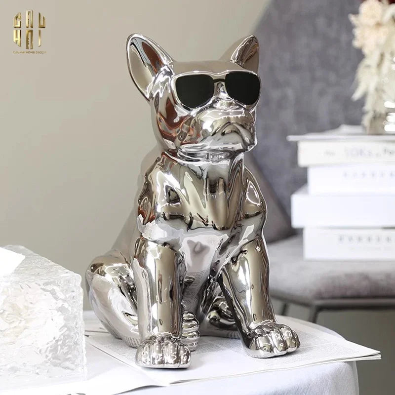 HOME COUTURE - TƯỢNG MÉCANIQUE MÉTALLIQUE BULL-CẬU HAI HOME DECOR