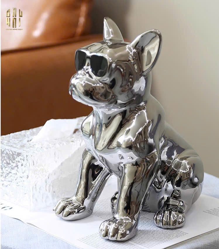 HOME COUTURE - TƯỢNG MÉCANIQUE MÉTALLIQUE BULL-CẬU HAI HOME DECOR