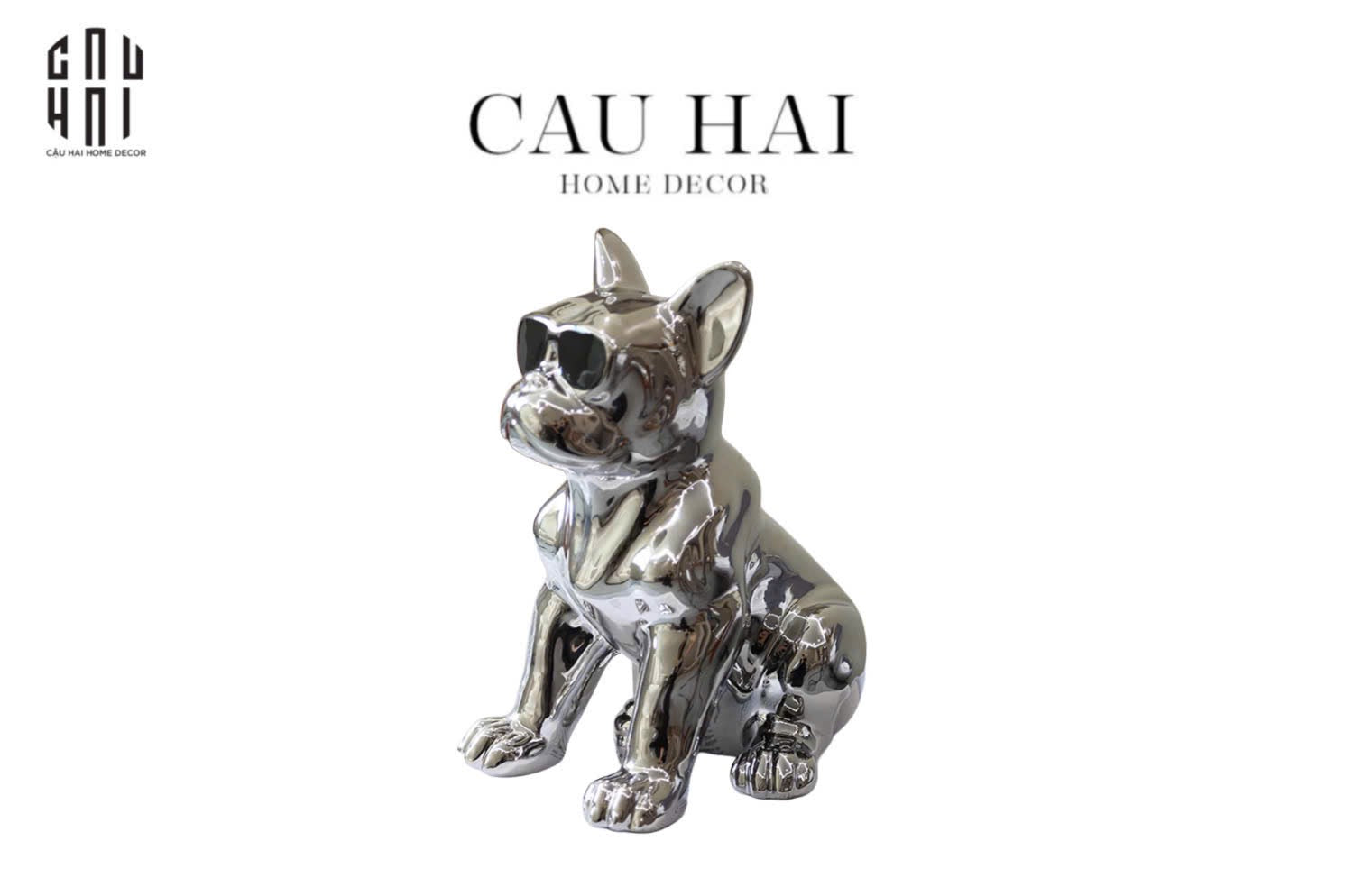 HOME COUTURE - TƯỢNG MÉCANIQUE MÉTALLIQUE BULL-CẬU HAI HOME DECOR