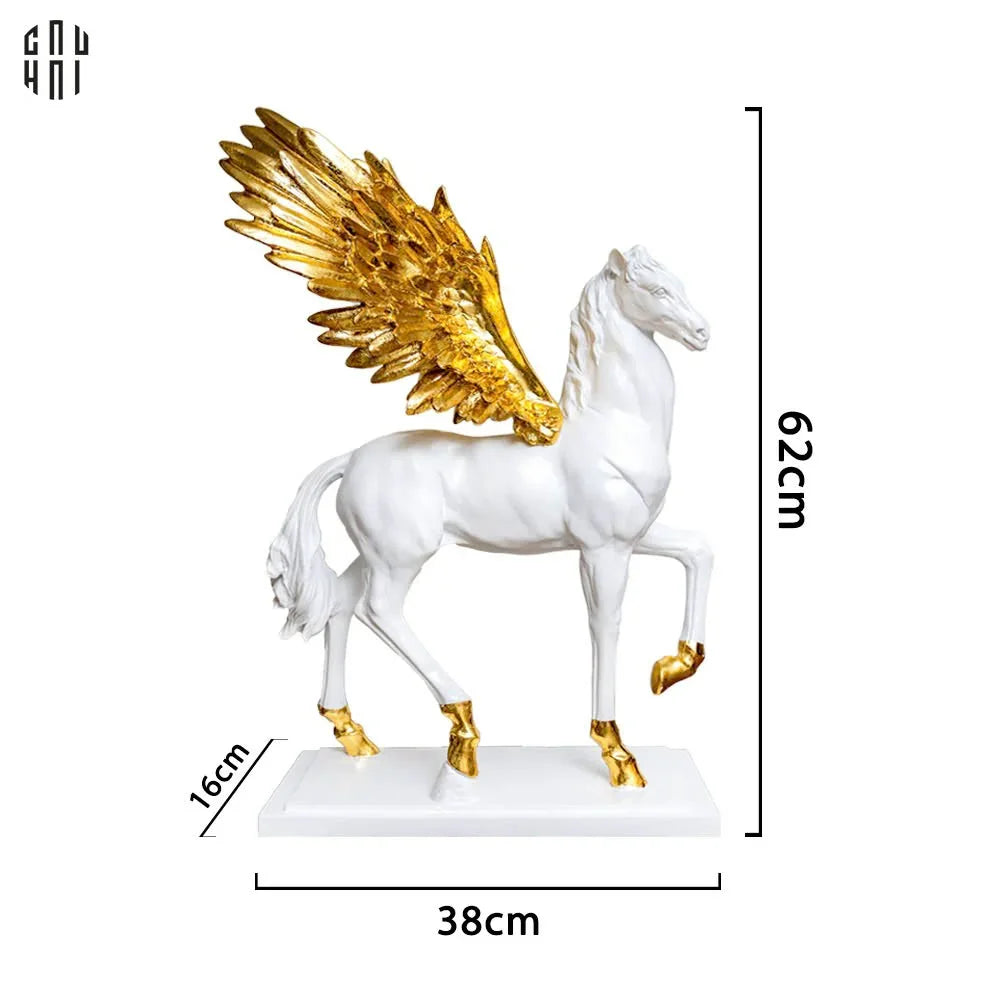 HOME COUTURE - TƯỢNG NGỰA ELITE BELLEROPHON'S PEGASUS SS25-CẬU HAI HOME DECOR