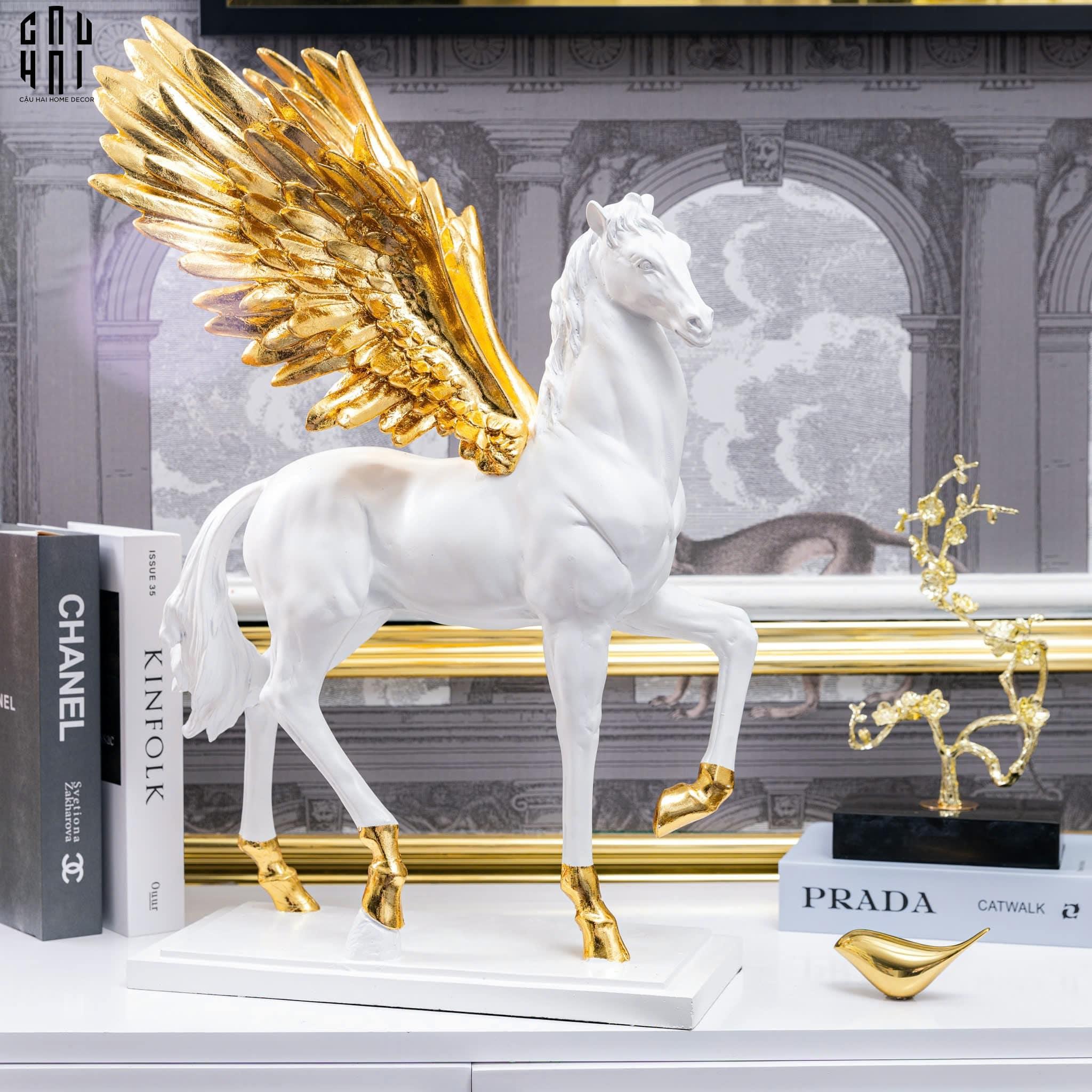 HOME COUTURE - TƯỢNG NGỰA ELITE BELLEROPHON'S PEGASUS SS25-CẬU HAI HOME DECOR