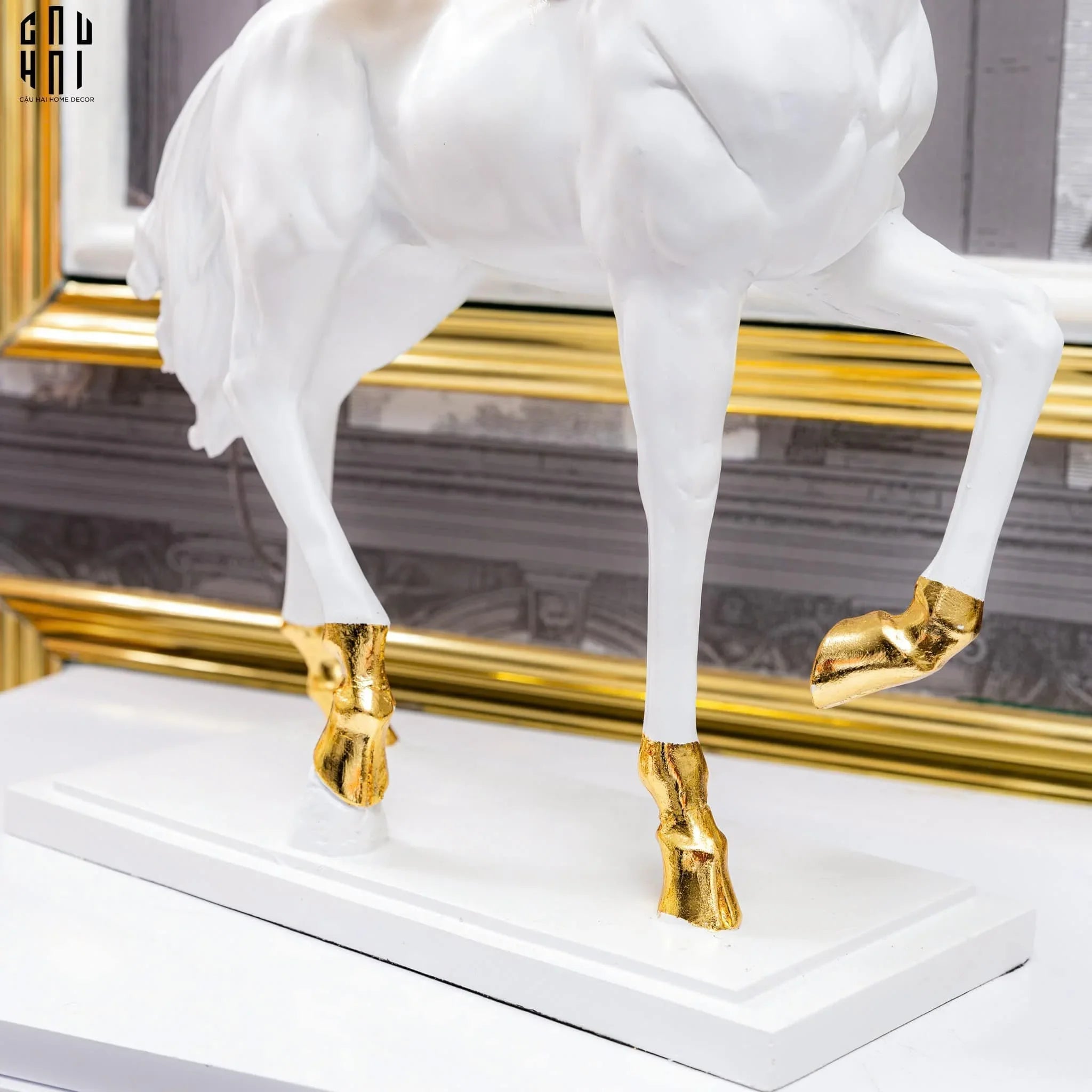 HOME COUTURE - TƯỢNG NGỰA ELITE BELLEROPHON'S PEGASUS SS25-CẬU HAI HOME DECOR