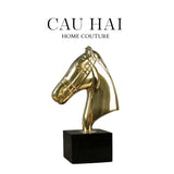 HOME COUTURE - TƯỢNG NGỰA GILDED TROY FW25-CẬU HAI HOME DECOR